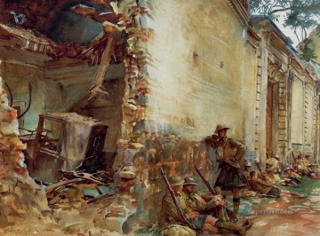 Street in Arras John Singer Sargent Oil Paintings
